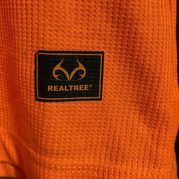 Realtree Neon Orange Long Sleeve Shirt - Picture 2 of 6